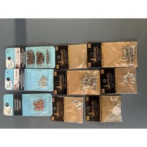 Mixed Jewelry Findings and Clasps Lot-Lobster Clasps, Swivel Clasps (SR1144)